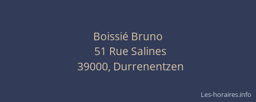 Boissi&eacute; Bruno