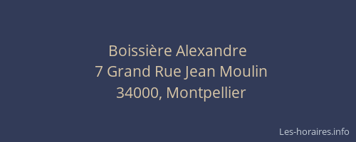 Boissière Alexandre
