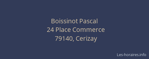 Boissinot Pascal