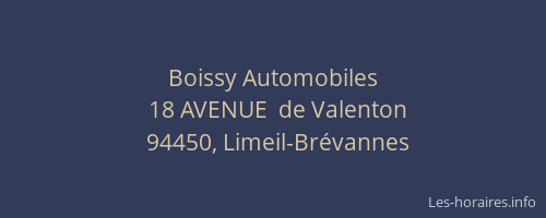 Boissy Automobiles