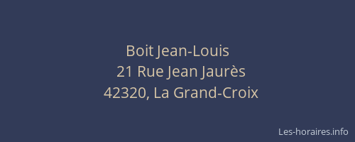 Boit Jean-Louis