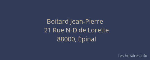 Boitard Jean-Pierre