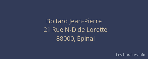 Boitard Jean-Pierre
