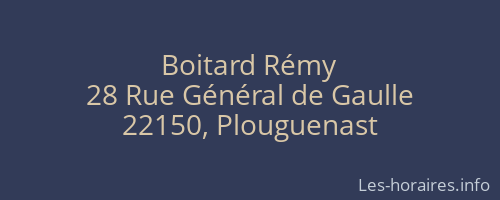 Boitard Rémy