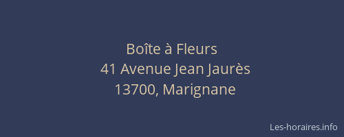 Boîte à Fleurs