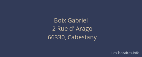 Boix Gabriel