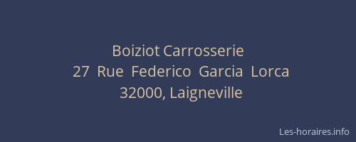 Boiziot Carrosserie