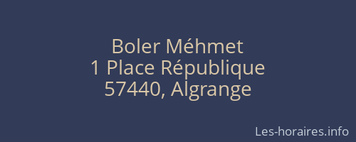 Boler Méhmet