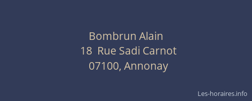 Bombrun Alain