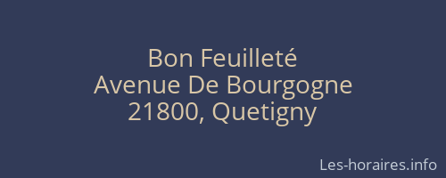 Bon Feuilleté