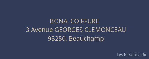 BONA  COIFFURE