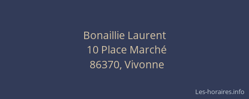 Bonaillie Laurent
