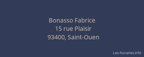 Bonasso Fabrice