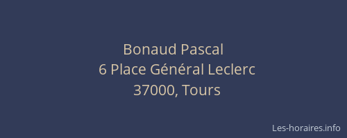 Bonaud Pascal