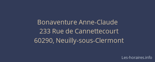 Bonaventure Anne-Claude