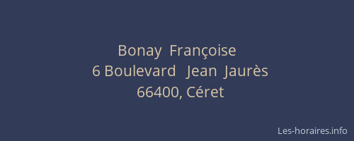 Bonay  Fran&ccedil;oise