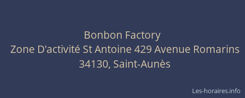 Bonbon Factory