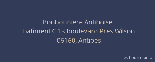 Bonbonnière Antiboise