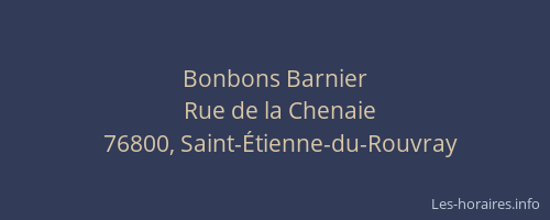 Bonbons Barnier