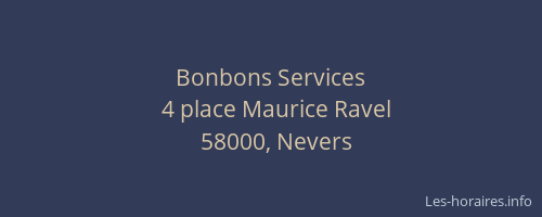 Bonbons Services