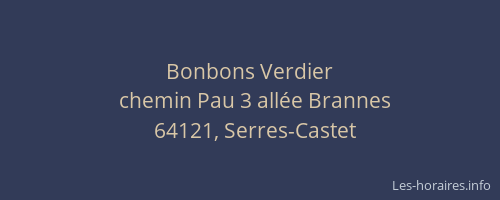 Bonbons Verdier