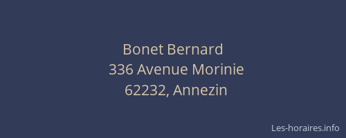 Bonet Bernard