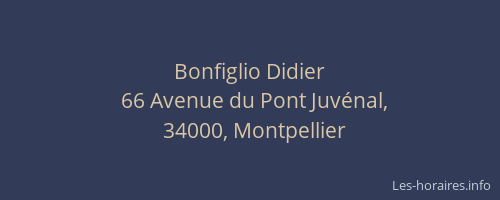 Bonfiglio Didier