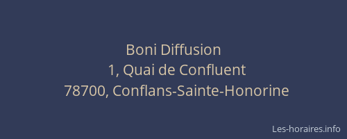 Boni Diffusion