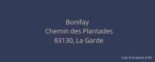Bonifay