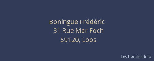 Boningue Frédéric