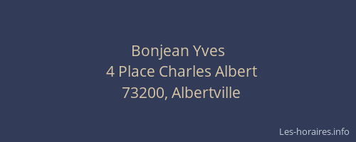 Bonjean Yves