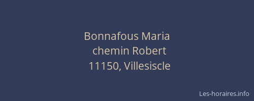 Bonnafous Maria