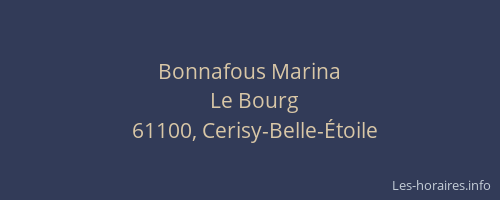 Bonnafous Marina
