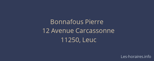 Bonnafous Pierre
