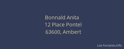 Bonnald Anita