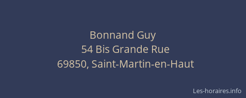 Bonnand Guy