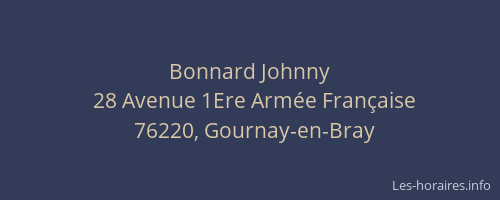 Bonnard Johnny