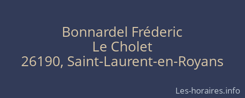 Bonnardel Fréderic