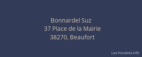 Bonnardel Suz