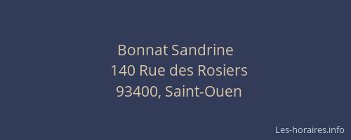 Bonnat Sandrine