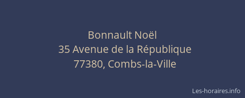Bonnault Noël