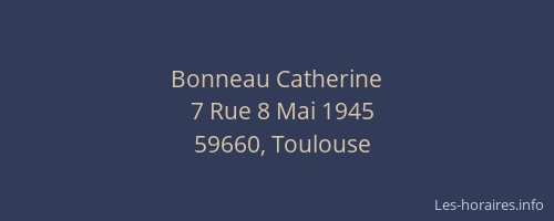 Bonneau Catherine