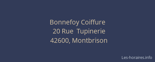 Bonnefoy Coiffure