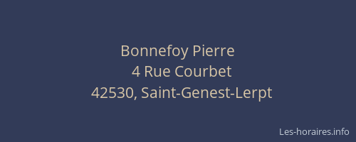 Bonnefoy Pierre