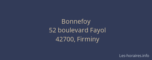 Bonnefoy