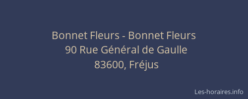 Bonnet Fleurs - Bonnet Fleurs