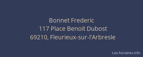 Bonnet Frederic
