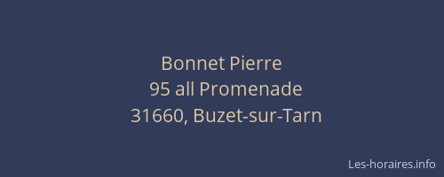 Bonnet Pierre