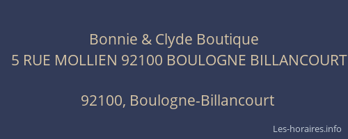 Bonnie & Clyde Boutique