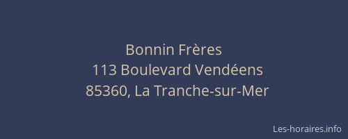 Bonnin Frères